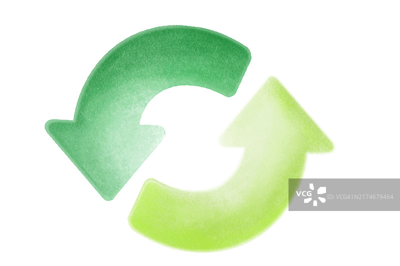 水彩旋转隔离符号图标图片素材