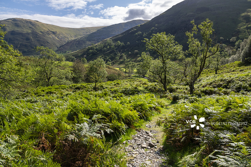 英国坎布里亚郡湖区多夫达尔图片素材