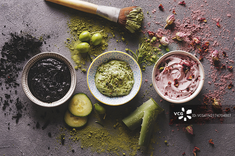 三款不同的口罩图片素材