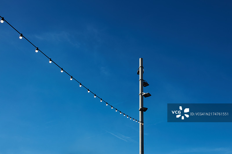 一排灯泡图片素材