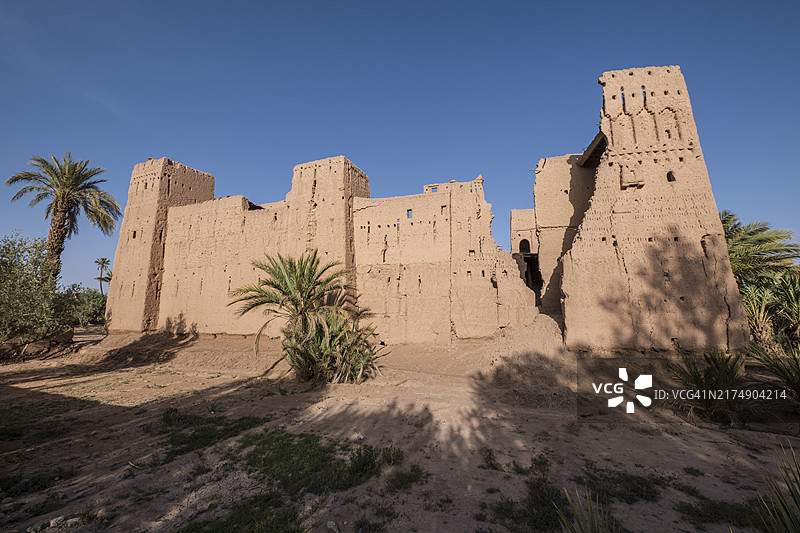 摩洛哥瓦尔扎扎特省的斯库拉图片素材