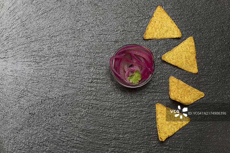 薯片洋葱莎莎图片素材