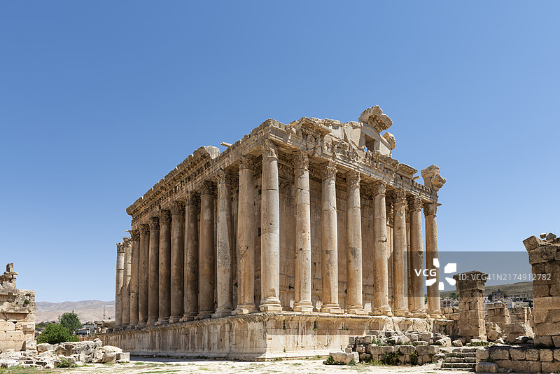 巴尔贝克酒神庙图片素材
