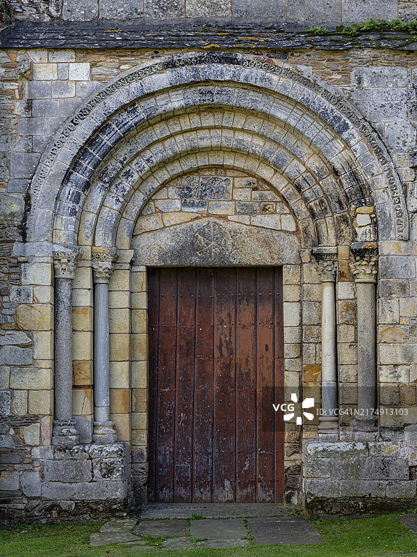 圣马蒂尼奥·德·蒙多涅多大教堂西立面，西班牙图片素材