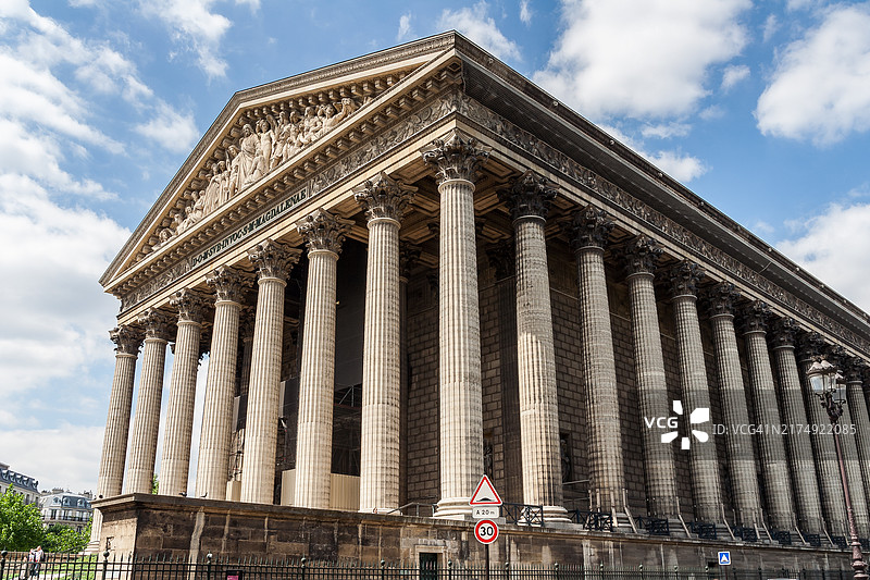 巴黎的拉马德莱娜教堂图片素材