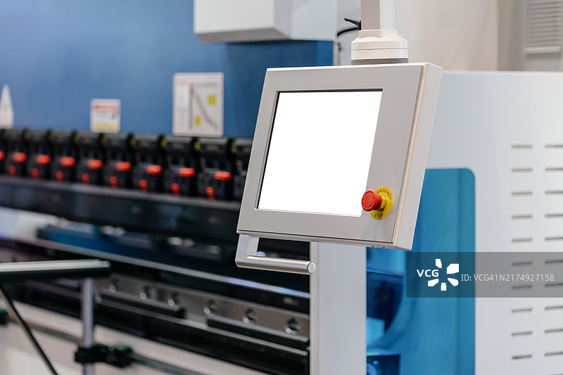 工厂里的弯曲机图片素材