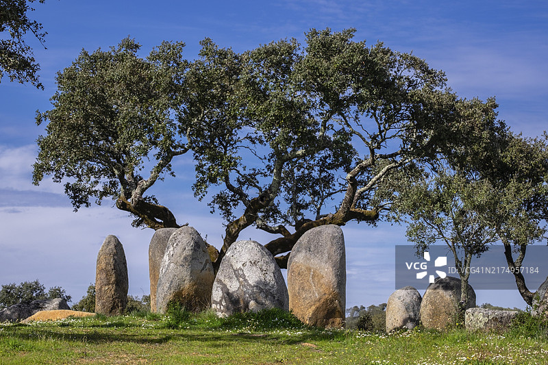 葡萄牙埃武拉巨石阵图片素材