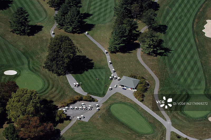 特拉华州米德尔敦的宽 Run 高尔夫俱乐部图片素材