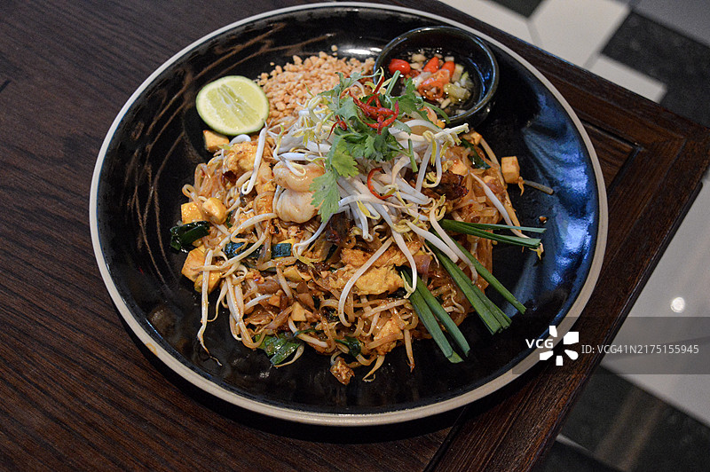 泰式炒河粉图片素材