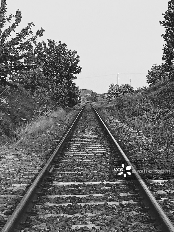 本普顿的铁路轨道图片素材