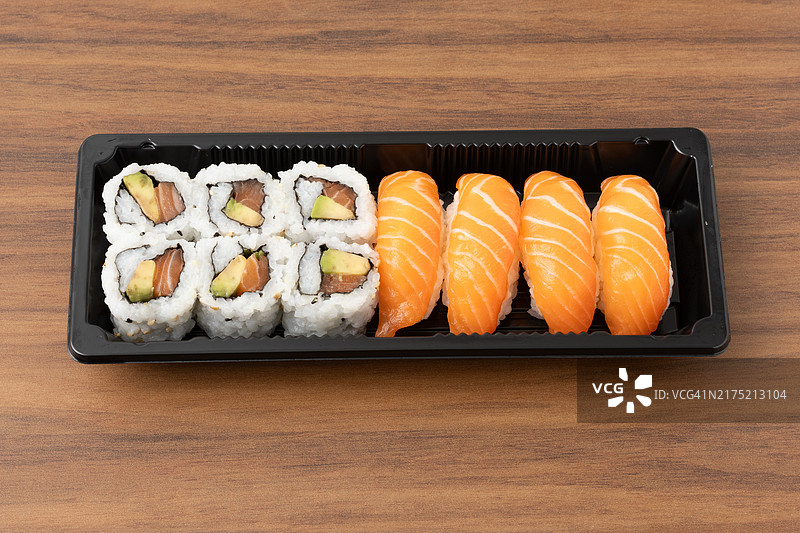 传统日式寿司料理图片素材