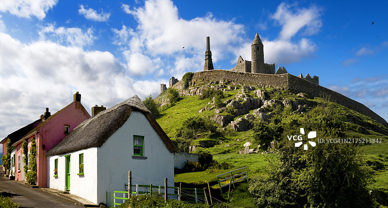 爱尔兰蒂珀雷里郡卡舍尔岩石图片素材