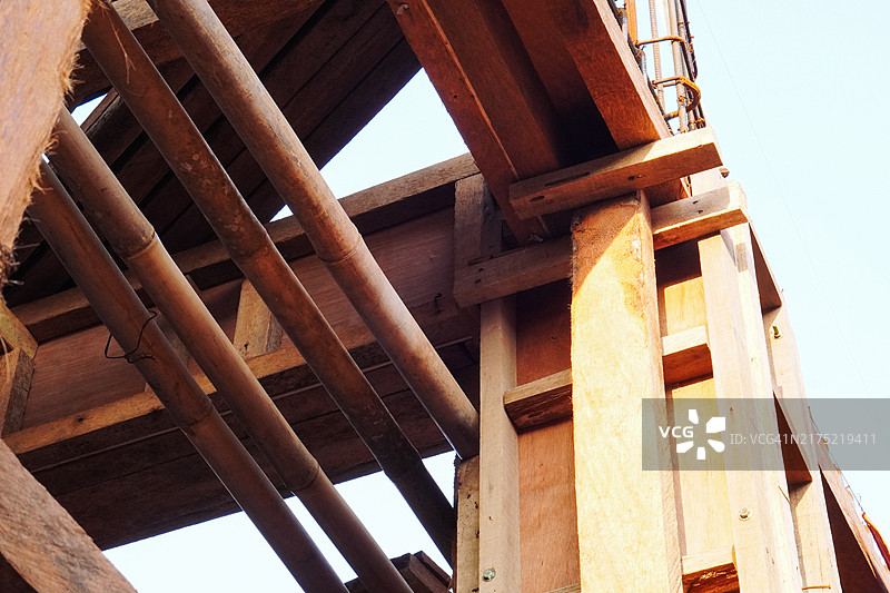 施工中的房屋图片素材