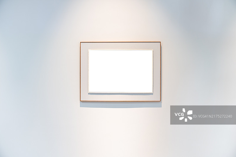 画廊空白画框图片素材