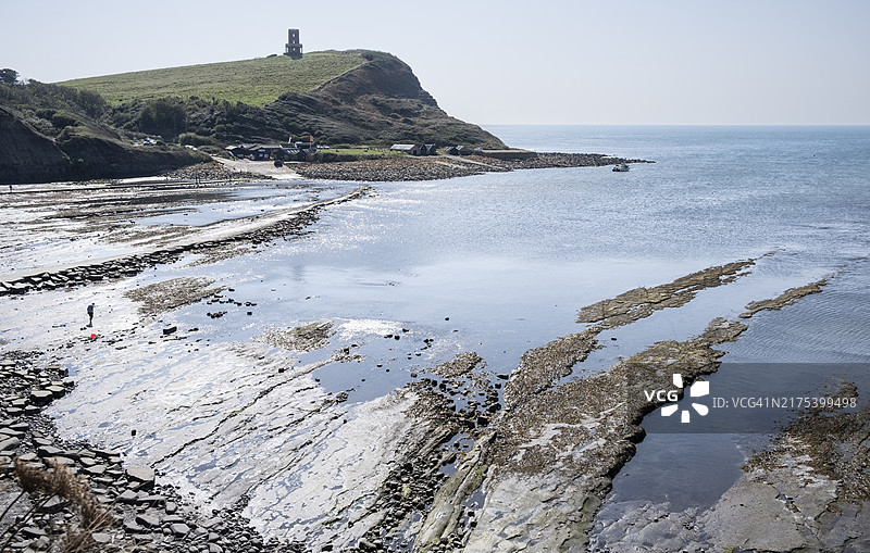 侏罗纪海岸海滩岩石图片素材