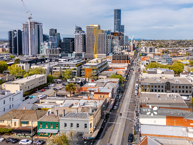 墨尔本南亚拉（无人机视角）图片素材