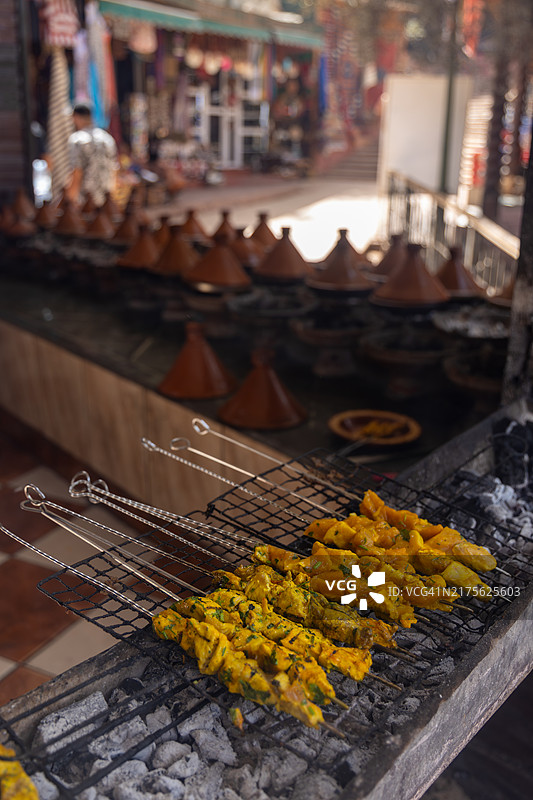 摩洛哥北非欧祖德瀑布图片素材