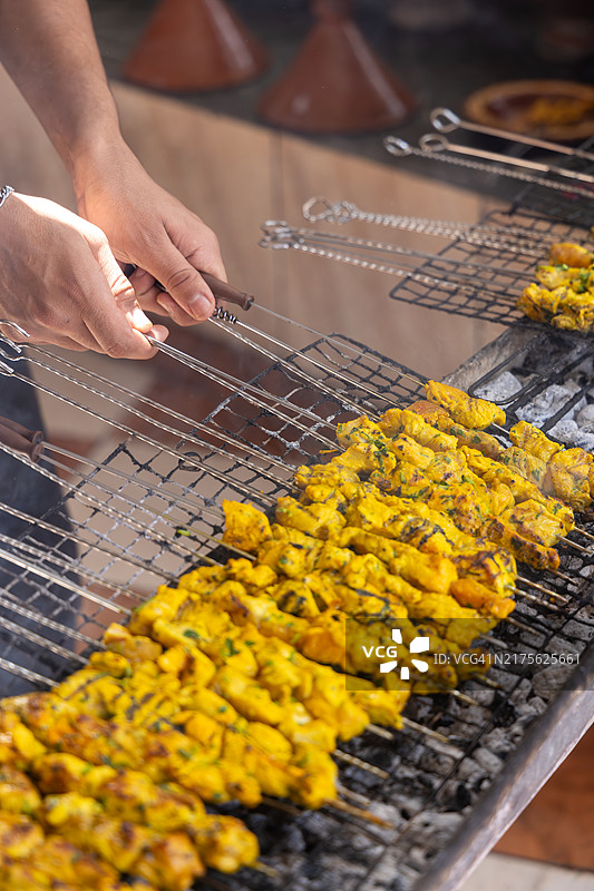 摩洛哥北非欧祖德瀑布图片素材