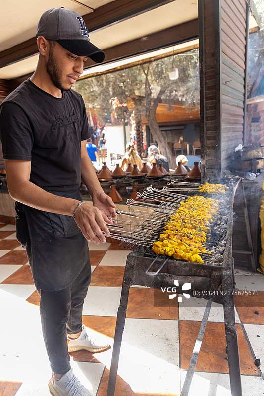 摩洛哥北非欧祖德瀑布图片素材