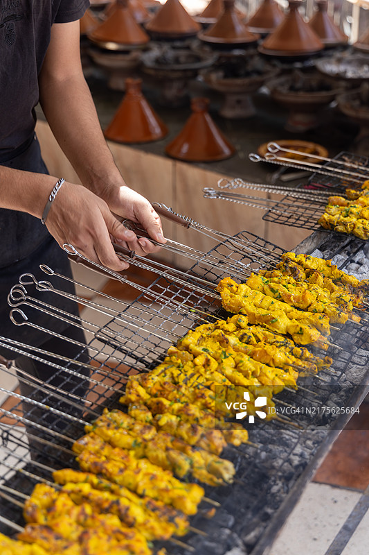 摩洛哥北非欧祖德瀑布图片素材