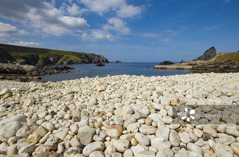 爱尔兰多尼戈尔郡阿德拉附近的废弃村庄波特村图片素材