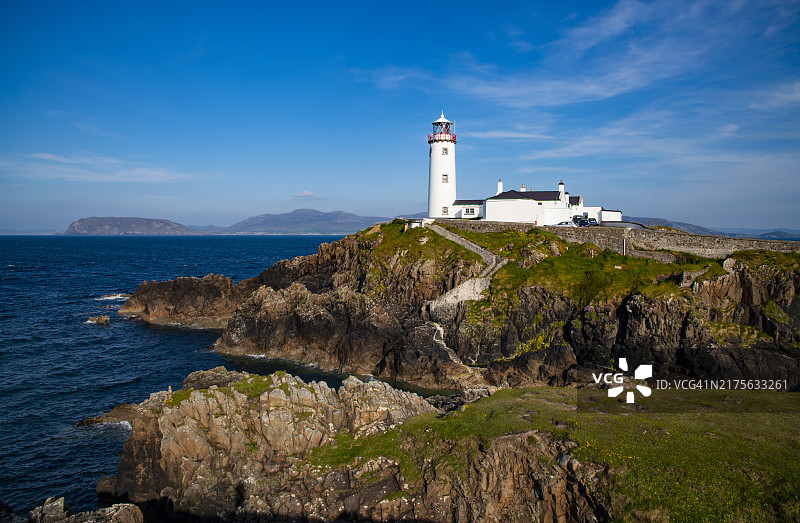 爱尔兰多尼戈尔郡的法纳德角灯塔图片素材