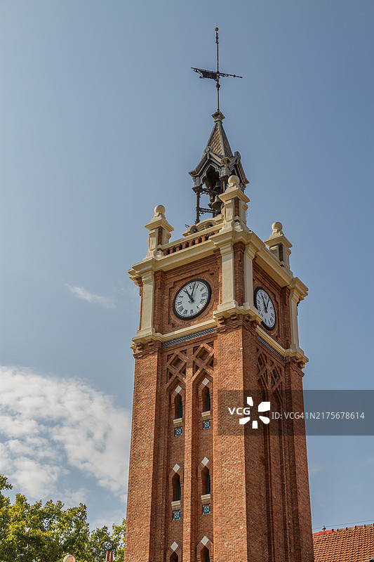 马德里里奥钟楼景色图片素材