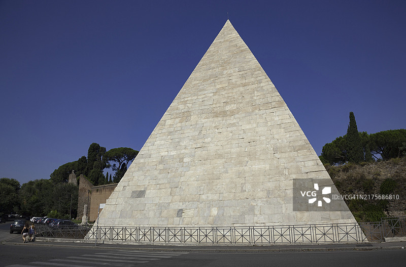 切斯提乌斯金字塔，罗马，意大利，欧洲图片素材