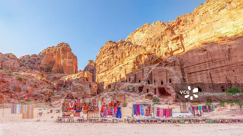 约旦佩特拉的市场图片素材