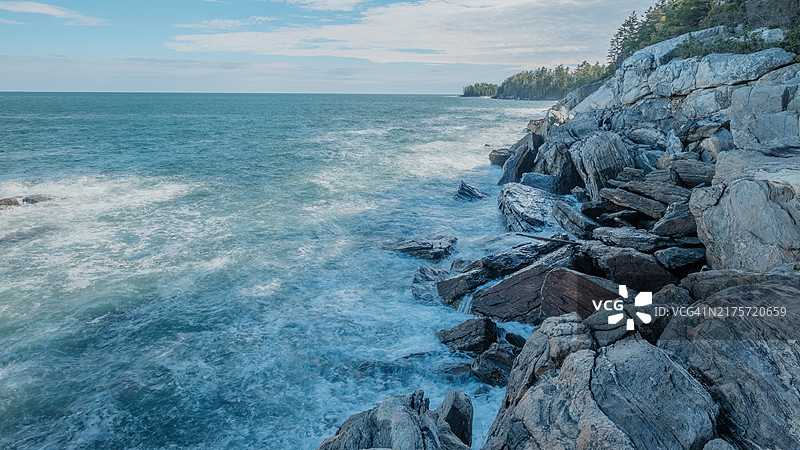 美国缅因州乔治敦海景图片素材