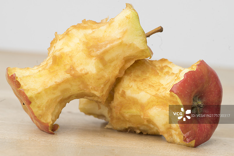 苹果核图片素材