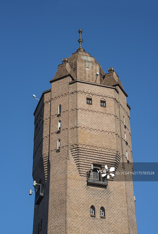 特雷勒堡旧水塔，瑞典斯科纳特雷勒堡图片素材