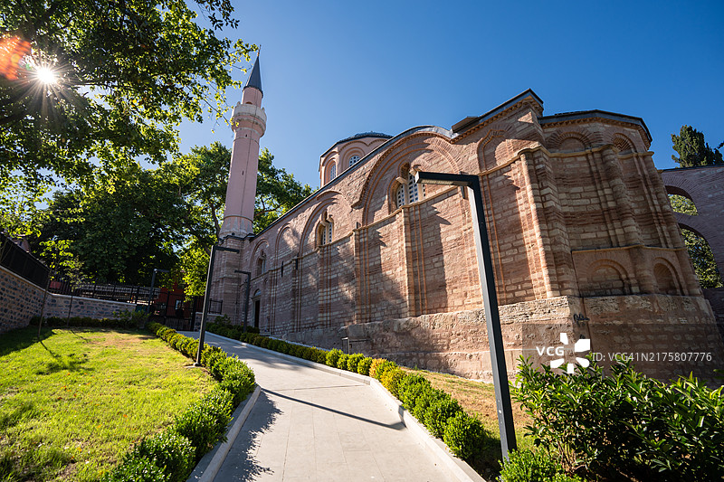 土耳其伊斯坦布尔法蒂赫区的科拉教堂或卡里耶清真寺图片素材