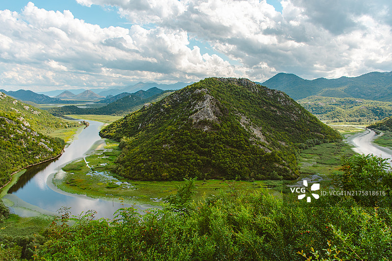 黑山里耶卡·茨尔诺耶维察观景点图片素材