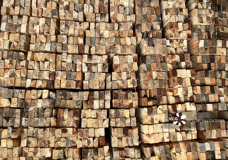 木材堆图片素材