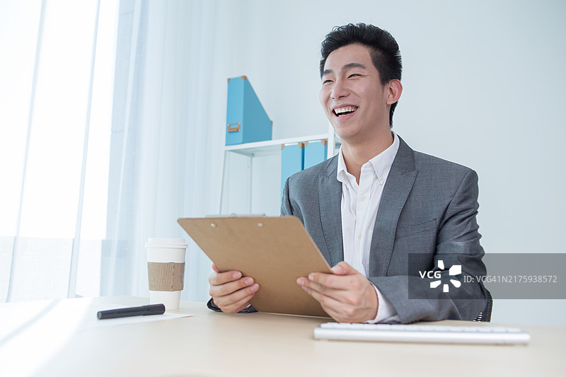 男人与同事会面或面试图片素材