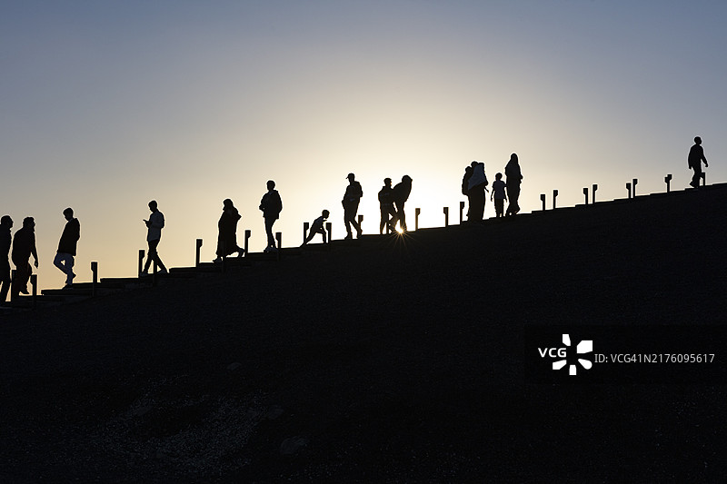 哈拉特观景台的日落图片素材