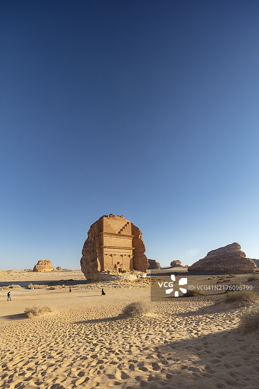 库扎之子利赫扬的著名陵墓图片素材