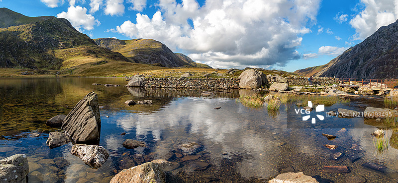 斯诺多尼亚奥格温河谷，威尔士图片素材