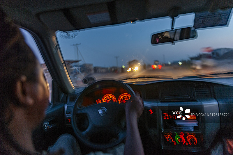 在前往阿萨伊塔的路上，埃塞俄比亚图片素材