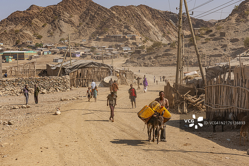 埃塞俄比亚贝拉赫勒的日常生活图片素材