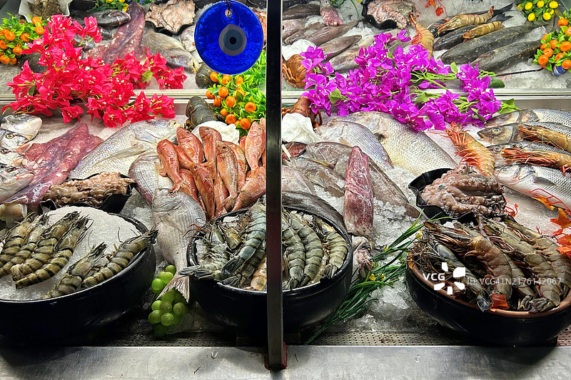 博德鲁姆鱼市图片素材