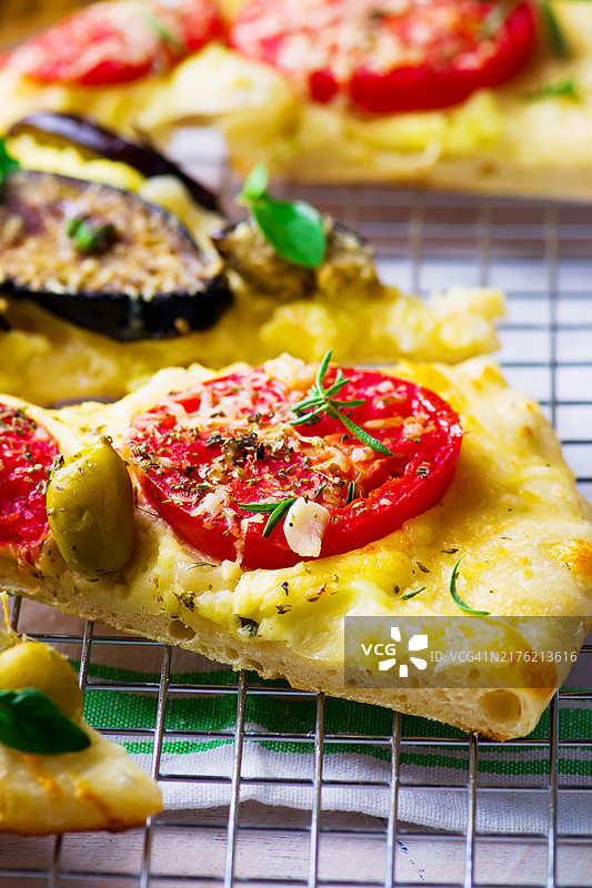 各种披萨切块图片素材