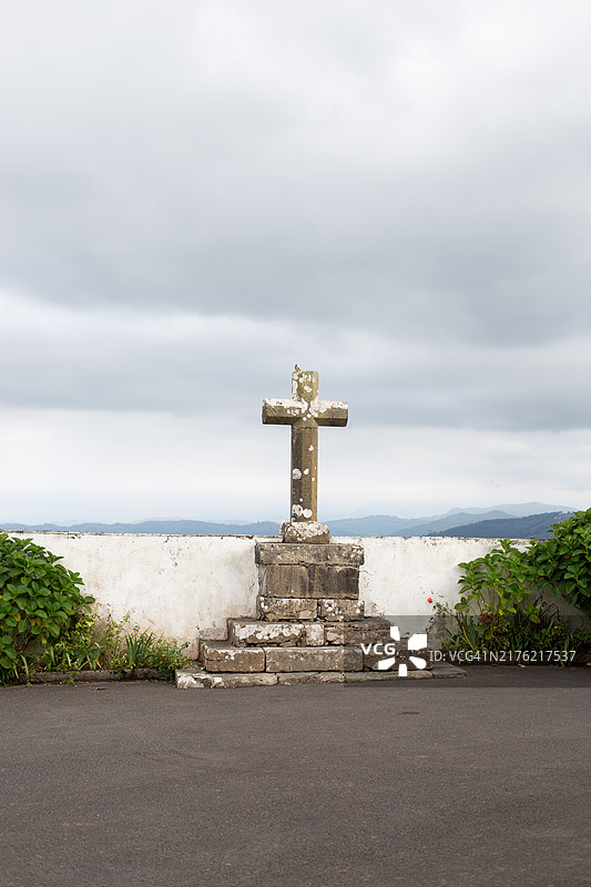 十字架，弗雷斯诺圣母圣殿，圣地亚哥之路图片素材