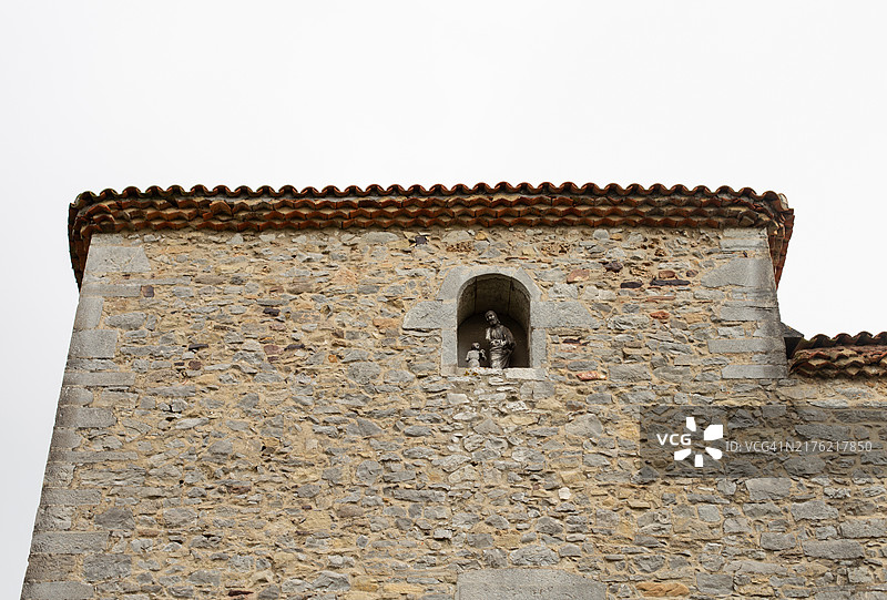 弗雷斯诺圣母圣殿的雕塑细节图片素材