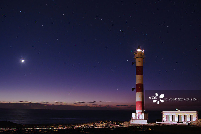 C/2023 A3 Tsuchinstan-Atlas彗星图片素材