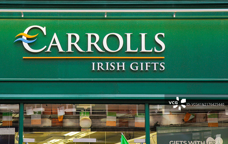 卡罗尔礼品店，都柏林图片素材