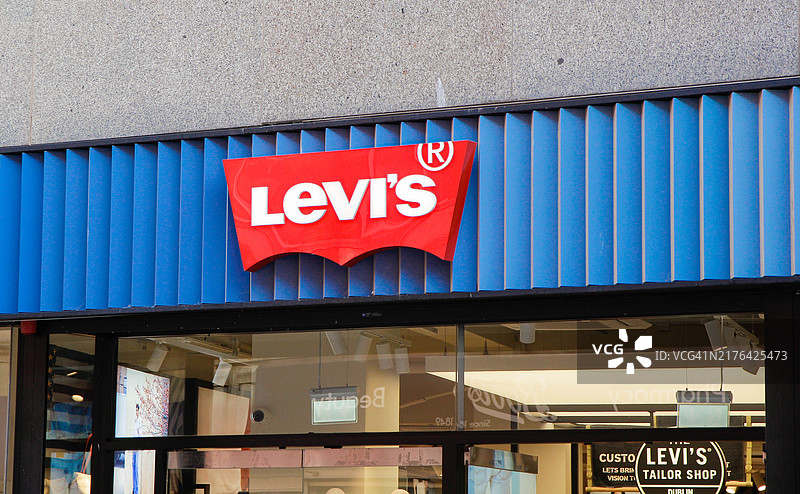 爱尔兰都柏林李维斯商店图片素材