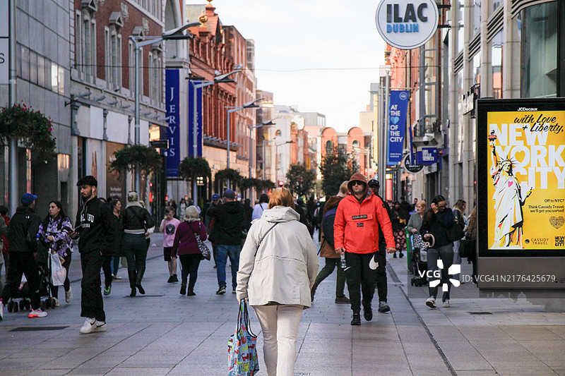 都柏林亨利街图片素材