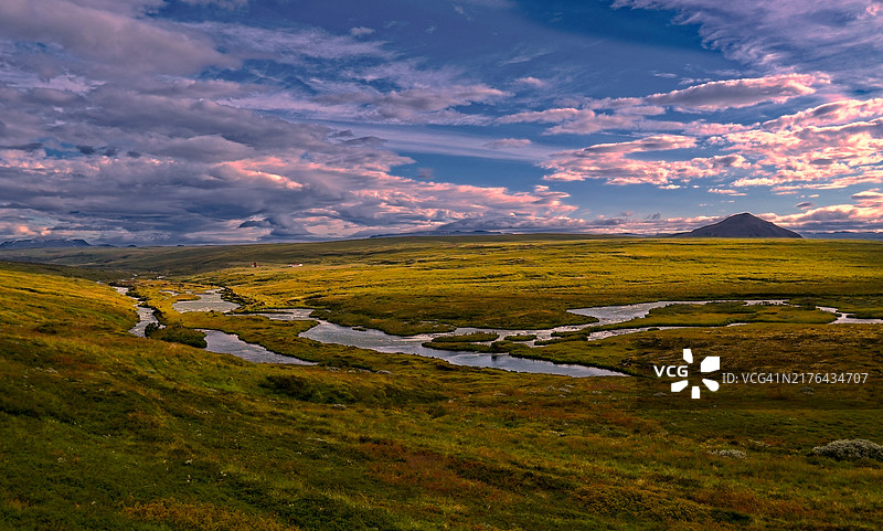 冰岛北部乡村风光图片素材